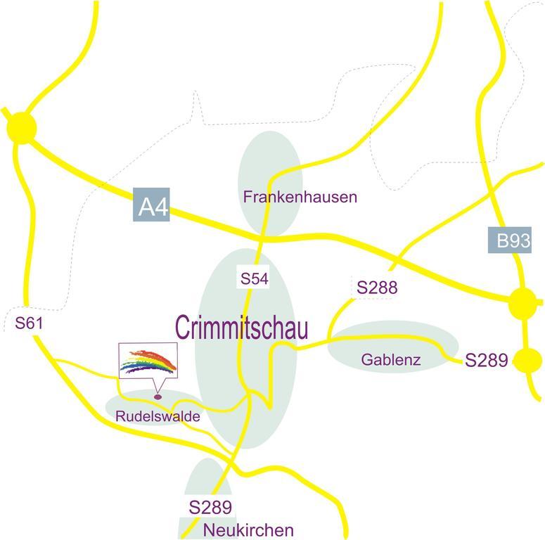 Regenbogenhof Rudelswalde Hotel Crimmitschau ภายนอก รูปภาพ